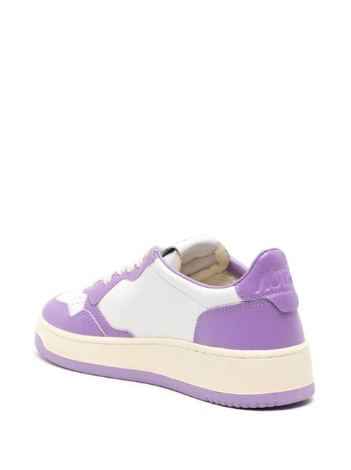 White/lavender purple sneaker Autry | AULWWB43WHT/ENG LAV